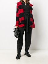 Thumbnail for your product : RED Valentino Striped Maxi Cardigan