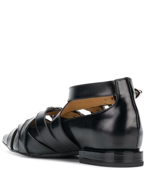 Toga Pulla Buckled Pointed Loafers