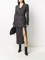 Thumbnail for your product : Gianfranco Ferré Pre Owned 1990s Striped Detail Skirt Suit