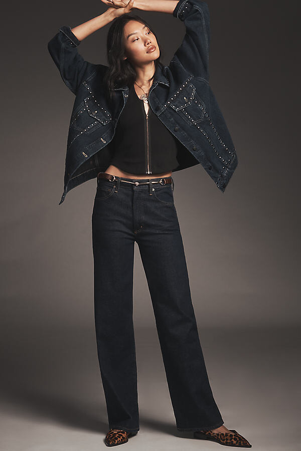 AGOLDE Harper Mid-Rise Straight-Leg Jeans