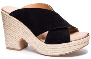 womens wedge mules