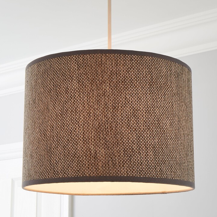 Dunelm Ambra Drum Lamp Shade Grey ShopStyle