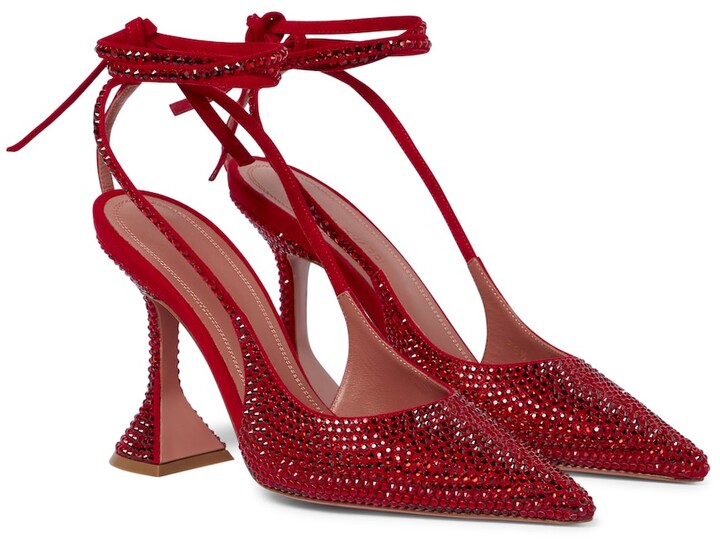 red designer heels