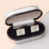 Thumbnail for your product : Atticus Contemporary Personalised Triangle Cufflinks