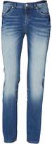 Superdry Womens Standard Tomboy Fit Jeans Selvedge True Bleach