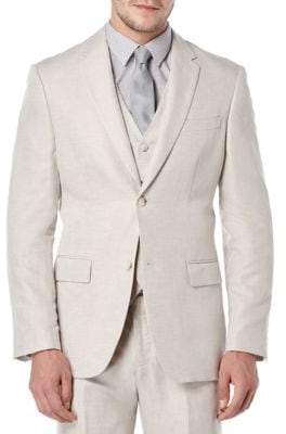 Perry Ellis Big and Tall Linen Suit Jacket