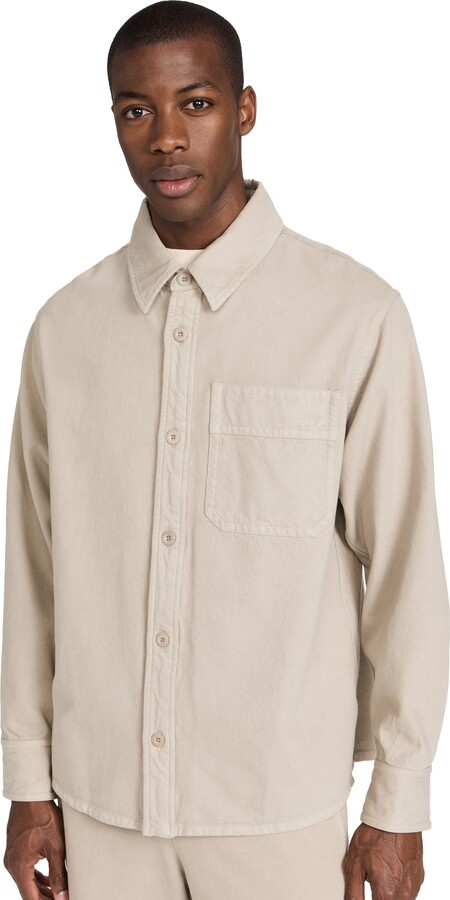 A.P.C. Surchemise Basile Brodee Poitrine Overshirt
