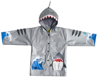 Kidorable Little and Big Boy with Comfy Shark Rain Coats