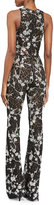 Thumbnail for your product : Michael Kors Floral-Lace Flare-Leg Jumpsuit, Black