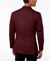 Thumbnail for your product : Alfani Men's Slim-Fit Burgundy Micro-Grid Dinner Jacket, Created for Macy's