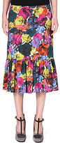 Thumbnail for your product : Dries Van Noten Sandrina floral-print skirt