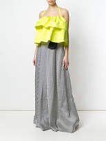Thumbnail for your product : MSGM giant bow ruffled blouse