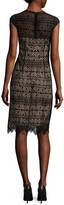 Thumbnail for your product : Shoshanna Lace Knee Length Dress