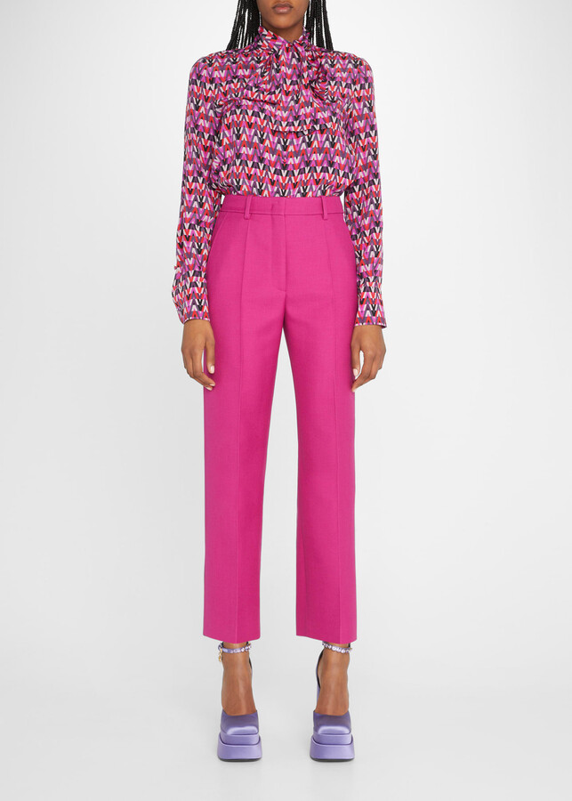 Valentino Pink Women's Pants | Shop the world's largest collection 