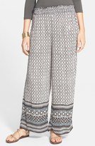 Thumbnail for your product : Angie Print Palazzo Pants (Juniors)