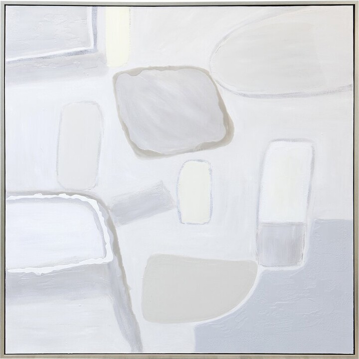 Harp & Finial Pallid Framed Canvas Art With 1.5In Frame