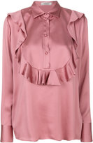 Valentino - bib blouse with frill 