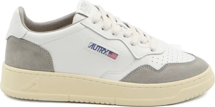 AUTRY Medalist suede-inserts low-top sneakers