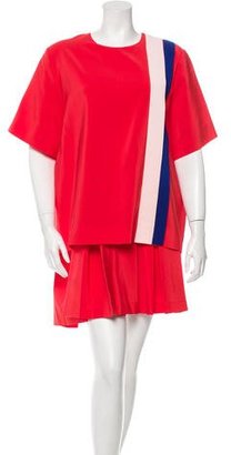 MSGM Silk Colorblock Dress w/ Tags