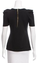 Thumbnail for your product : Maje Bow-Accented Short Sleeve Top