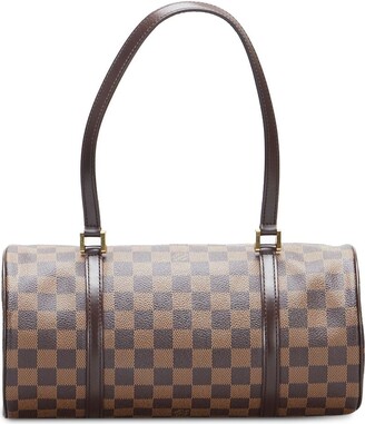 2004 Louis Vuitton Brown Damier Ebene Coated Canvas and Calfskin