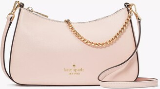Kate Spade Madison Medium Satchel Crossbody Conch Pink Saffiano Leather