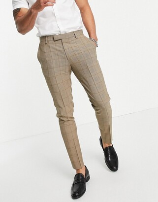 Brown skinny dress pants Clearance