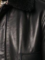 Thumbnail for your product : AMI Paris Shearling Collar Bomber Jacket