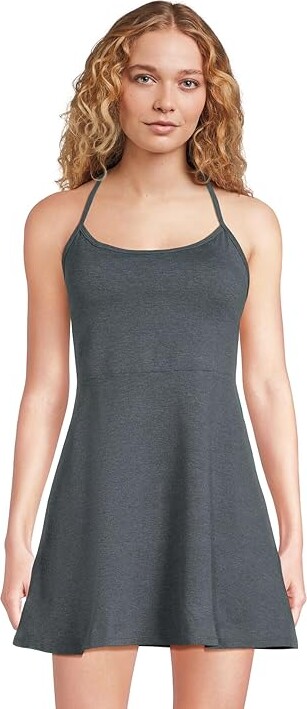 Prana Heavana Every Minute Dress Women's Dress Stormy Night Heather : MD, Elastane/Polyester
