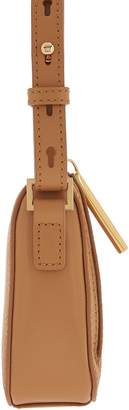 Halston H By H by Pebble & Smooth Leather Mini Crossbody Bag