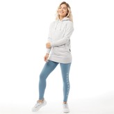 Thumbnail for your product : Crosshatch Womens Vanessa Longline Hoodie Light Grey Marl