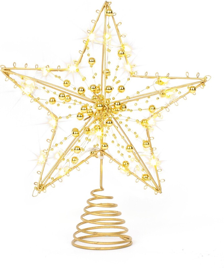 Christmas Village LED Light Up Christmas Star Tree Topper ShopStyle