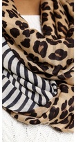 Thumbnail for your product : Tory Burch Ocelot Leopard Infinity Scarf
