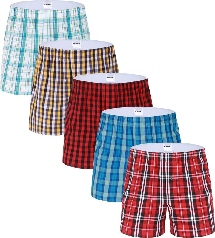 Cueca Boxer De Algodão 100% - Conforto, Pacote Com Várias Cores