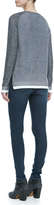 Thumbnail for your product : Rag and Bone 3856 rag & bone/JEAN Brenda Combo-Knit Crewneck Sweater & Skinny Mid-Rise Ankle Jeans