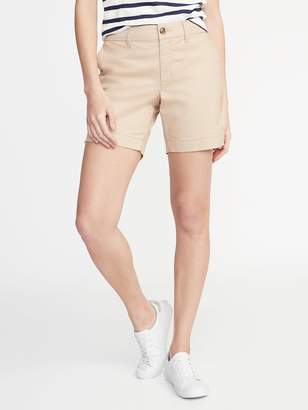 Old Navy Mid-Rise Twill Everyday Shorts for Women - 7-inch inseam