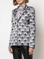 Thumbnail for your product : Paco Rabanne Duchesse fan print blazer