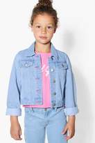 Thumbnail for your product : boohoo Girls Light Blue Denim Jacket