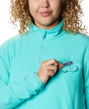 plus size columbia fleece pullover