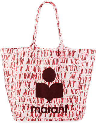 Isabel Marant Yenky Tie-Dye Logo Cotton Tote Bag - ShopStyle