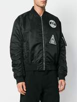 Thumbnail for your product : McQ logo patch bomber jacket