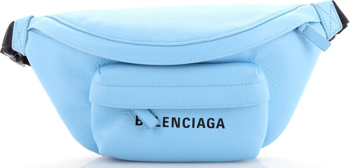 balenciaga waist bag leather