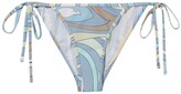 Marmo-print bikini bottom