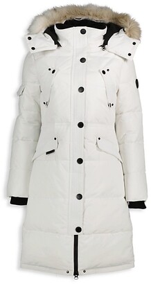 noize nicole faux fur trim parka