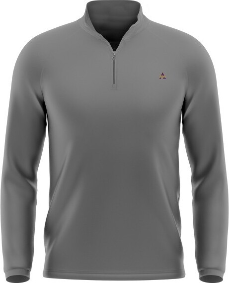 NCAA Men'sASUniversityAdultActiveSport1/4ZipPulloverLeftChestLogoCharcoalMedium