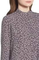 Thumbnail for your product : Anne Klein Dot Print Long Sleeve Blouse