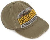 Thumbnail for your product : DSquared 1090 Dsquared Olive embroidered cotton cap