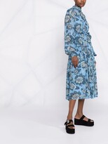 Thumbnail for your product : Diane von Furstenberg Floral-Print Mid-Length Dress