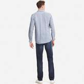 Thumbnail for your product : Uniqlo MEN Premium Linen Checked Long Sleeve Shirt