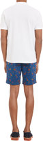 Thumbnail for your product : Barneys New York Rose-Print Twill Cuffed Shorts